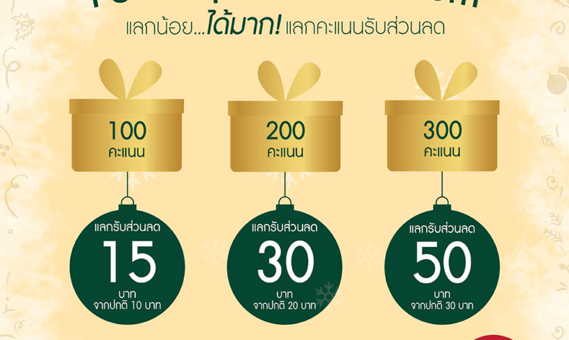 Point Special Redeem ใช้คะแนนแลกรับส่วนลด (เฉพาะสมาชิกครอบครัวดอยคำเท่านั้น!!)