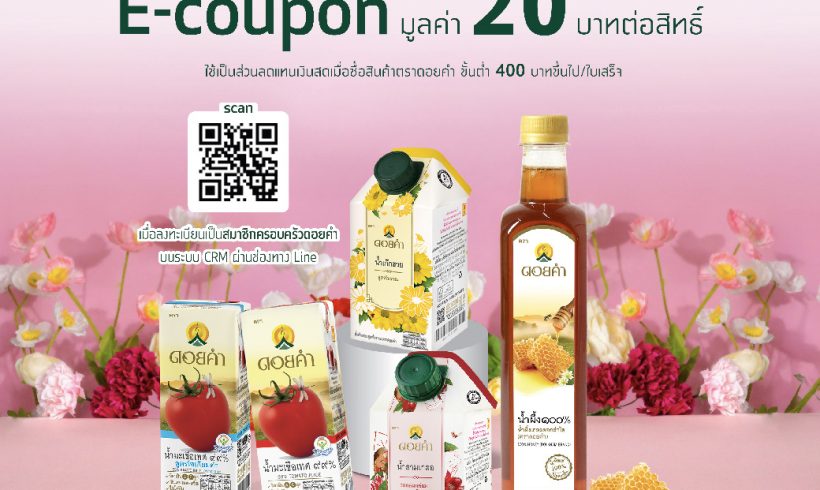 เฮง เฮง รับอั่งเปา E-coupon (เฉพาะสมาชิกครอบครัวดอยคำเท่านั้น!!)